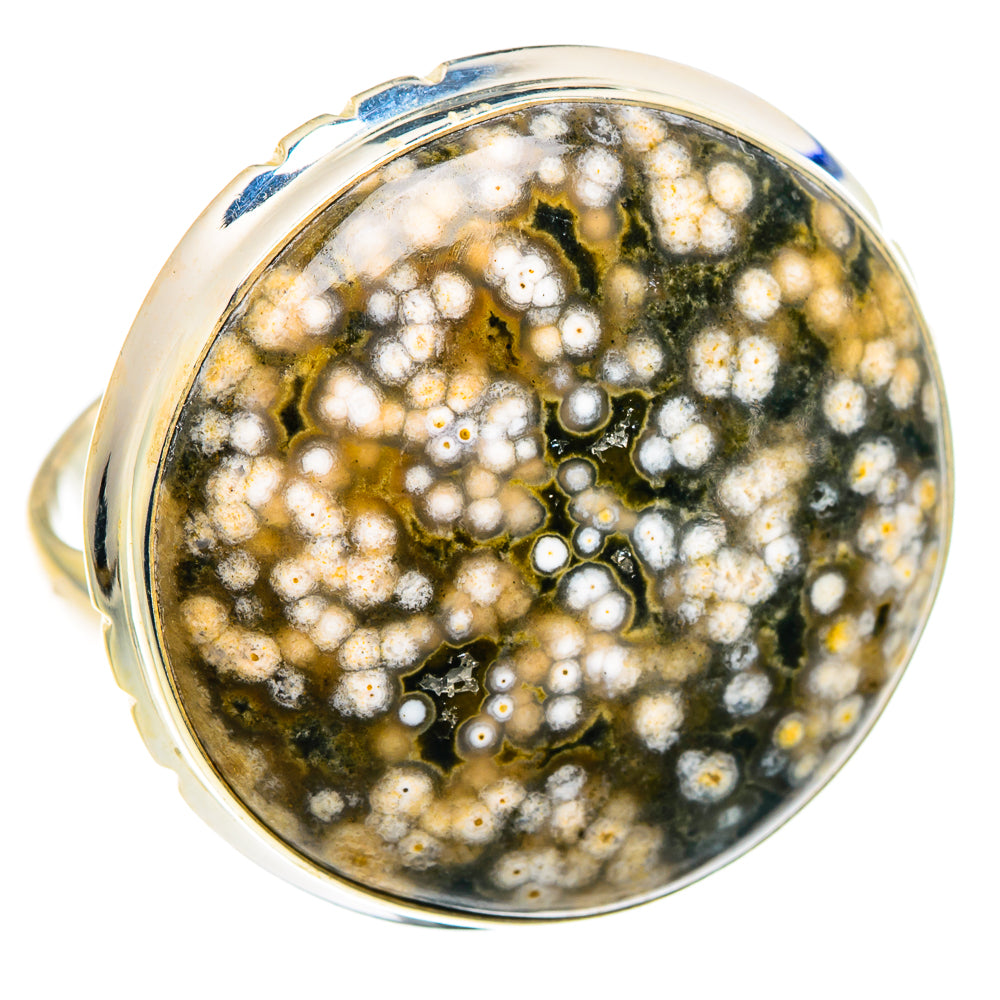Ocean Jasper Rings handcrafted by Anasilvercos - RING91160