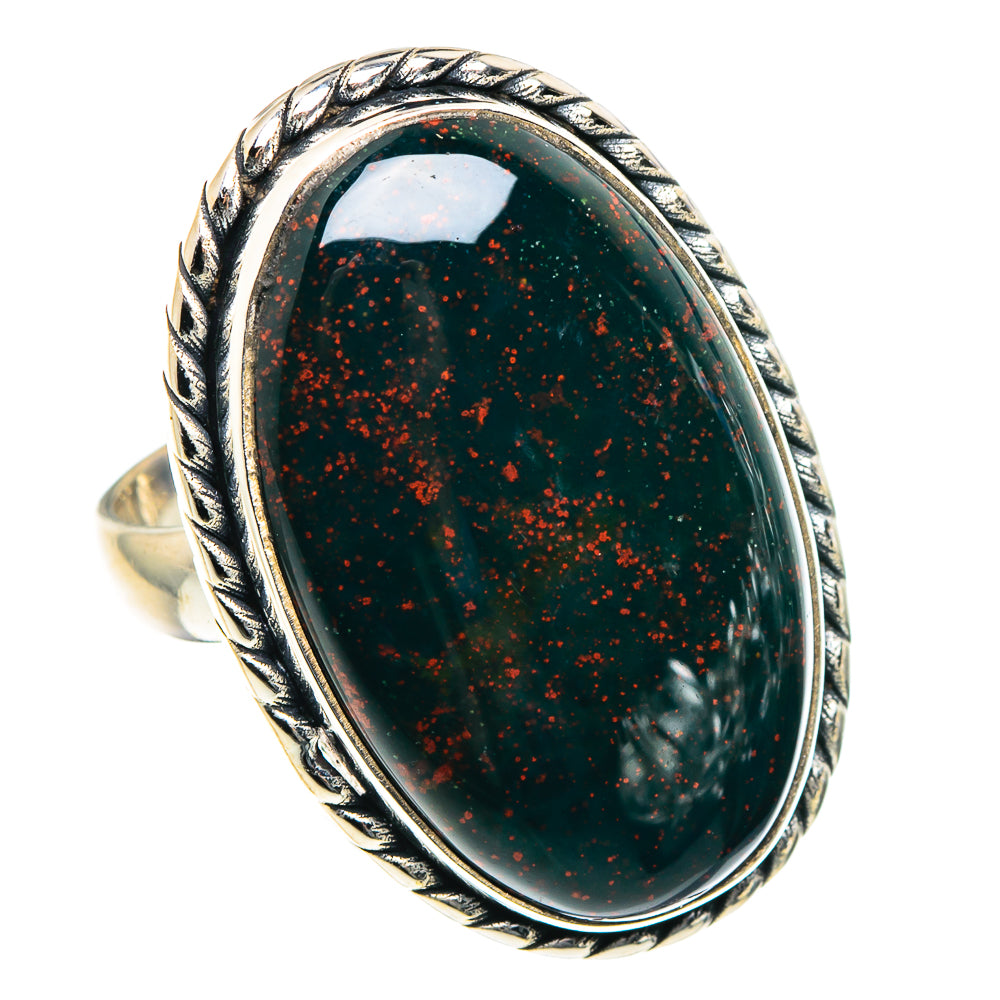 Bloodstone Rings handcrafted by Anasilvercos - RING91163