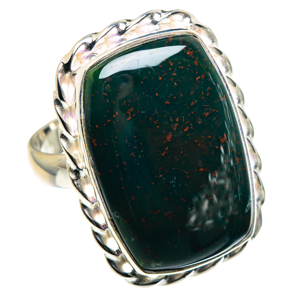 Bloodstone Rings handcrafted by Anasilvercos - RING91164