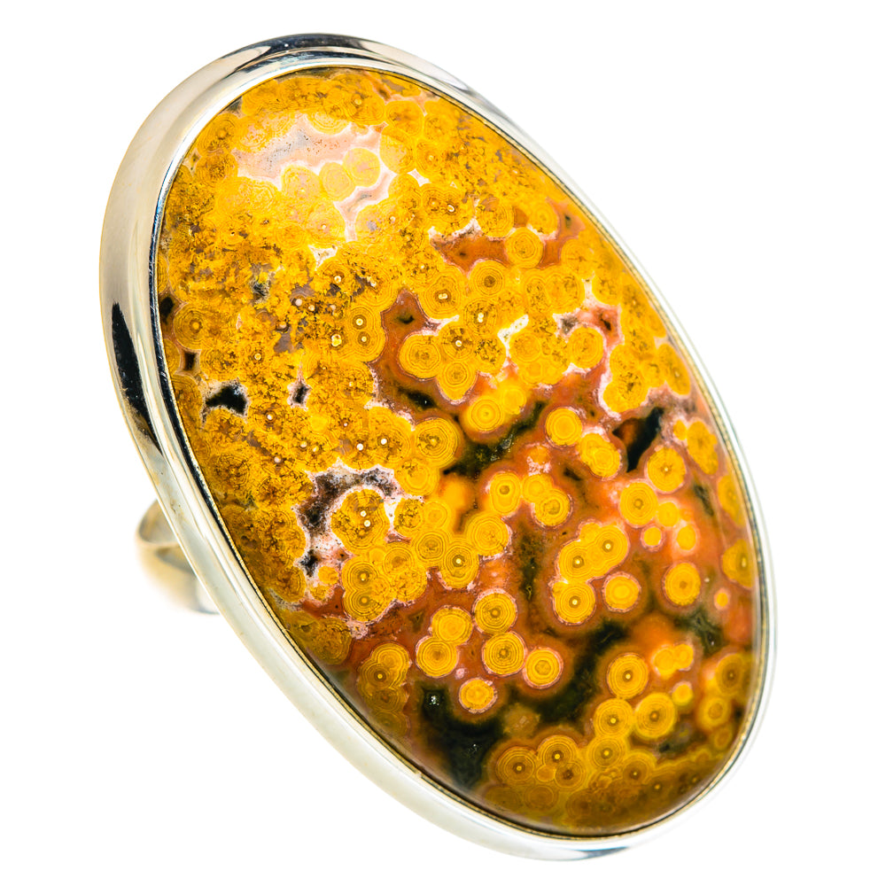 Ocean Jasper Rings handcrafted by Anasilvercos - RING91176