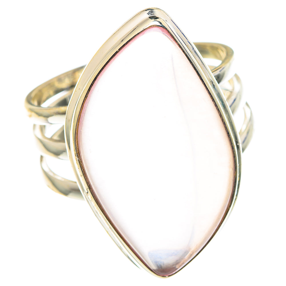 Rose Quartz Rings handcrafted by Anasilvercos - RING91180
