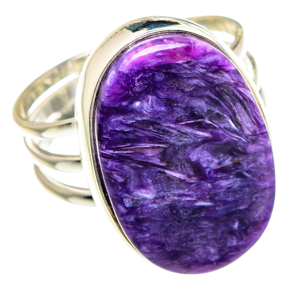 Charoite Rings handcrafted by Anasilvercos - RING91182