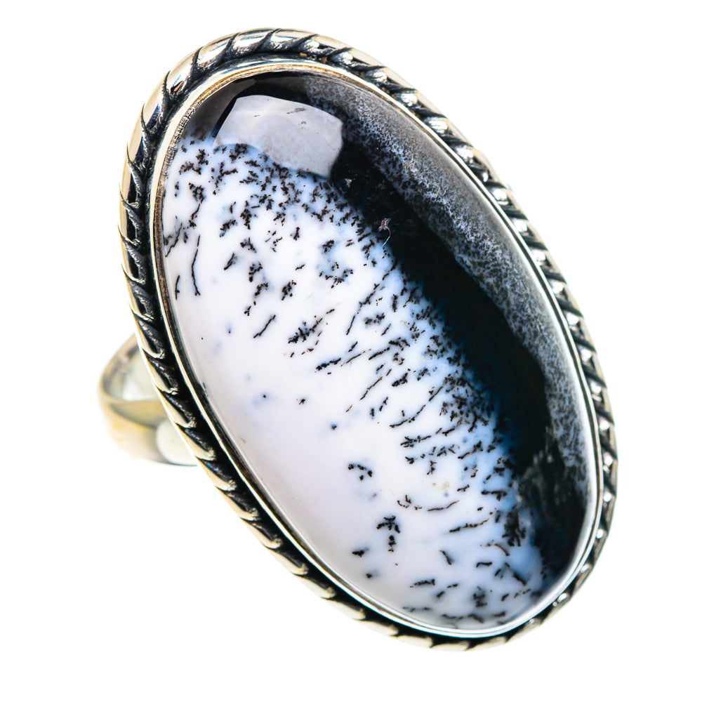 Dendritic Opal Rings handcrafted by Anasilvercos - RING91192
