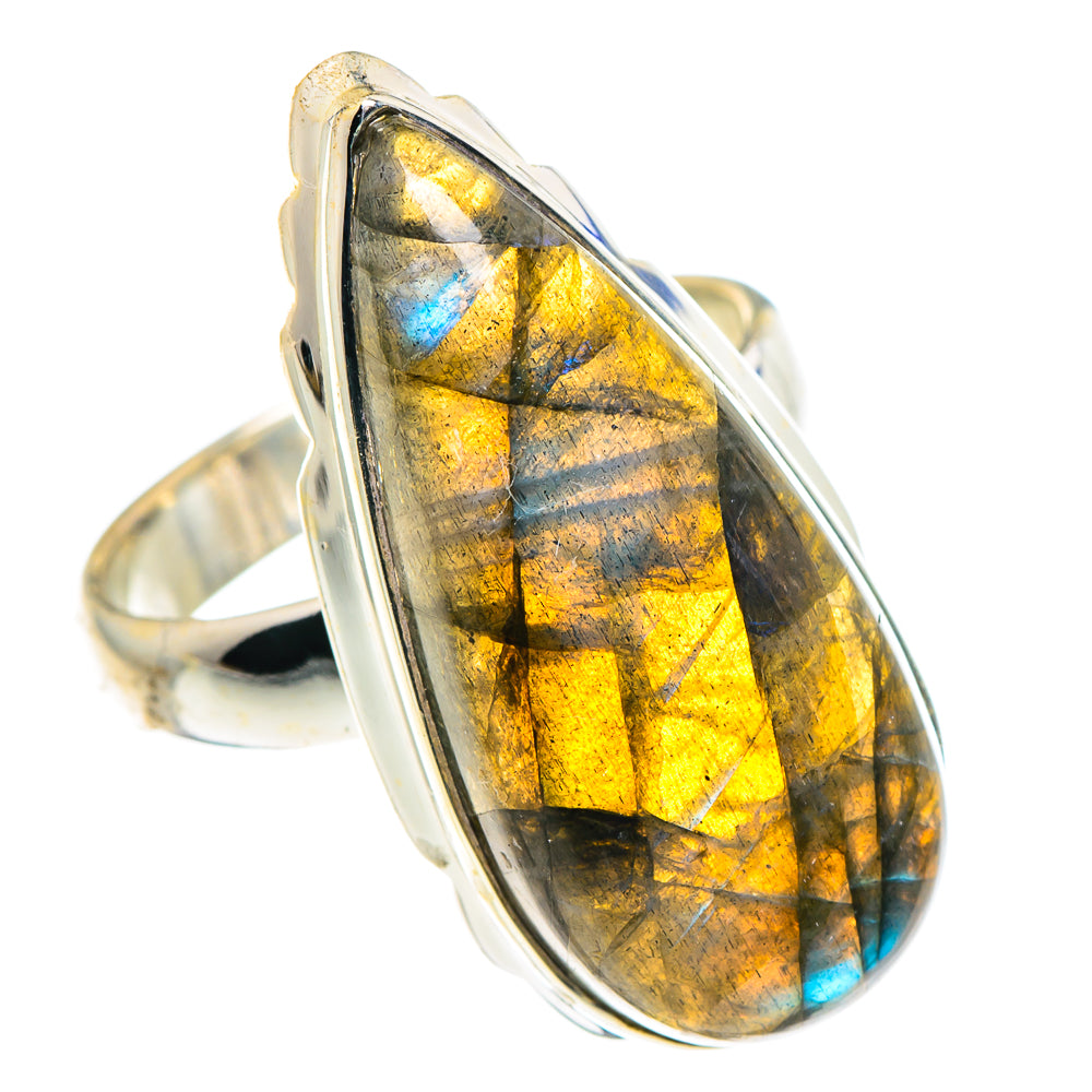 Labradorite Rings handcrafted by Anasilvercos - RING91200