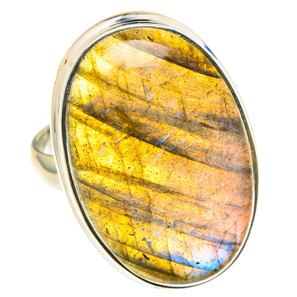 Labradorite Rings handcrafted by Anasilvercos - RING91202