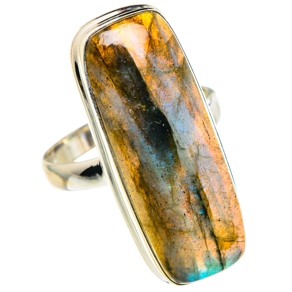 Labradorite Rings handcrafted by Anasilvercos - RING91208