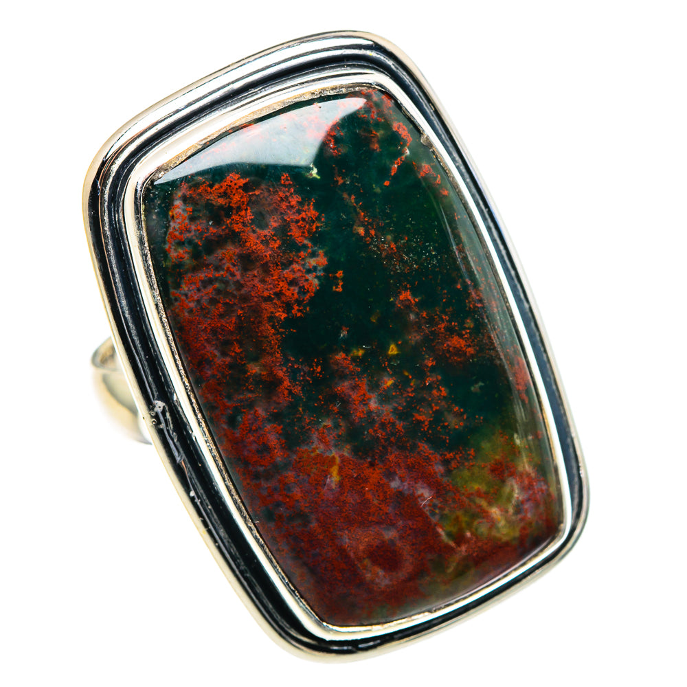 Bloodstone Rings handcrafted by Anasilvercos - RING91212