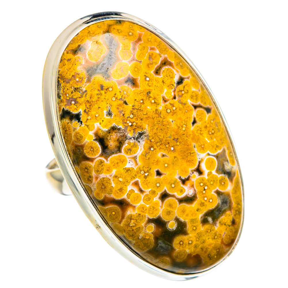 Ocean Jasper Rings handcrafted by Anasilvercos - RING91218
