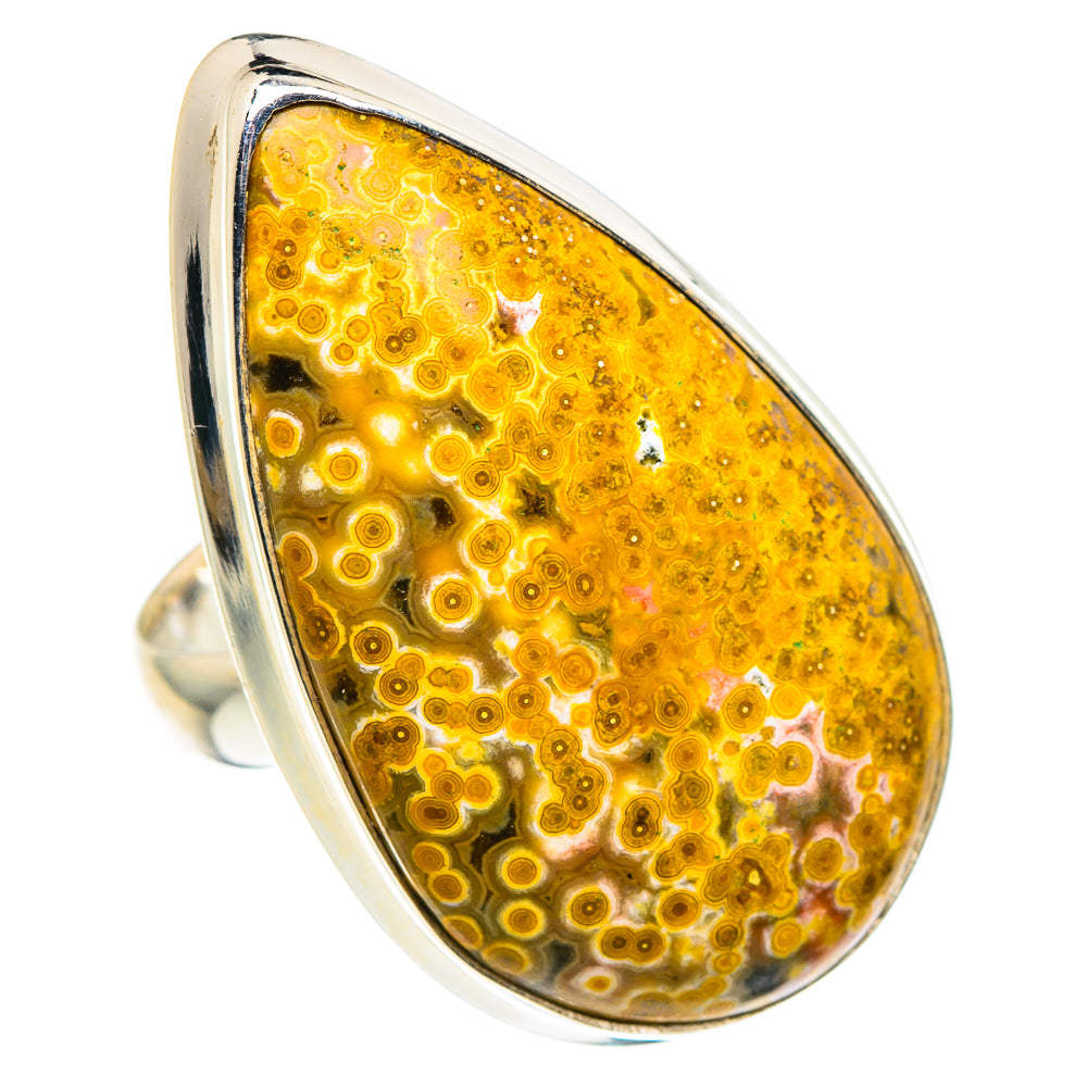 Ocean Jasper Rings handcrafted by Anasilvercos - RING91224