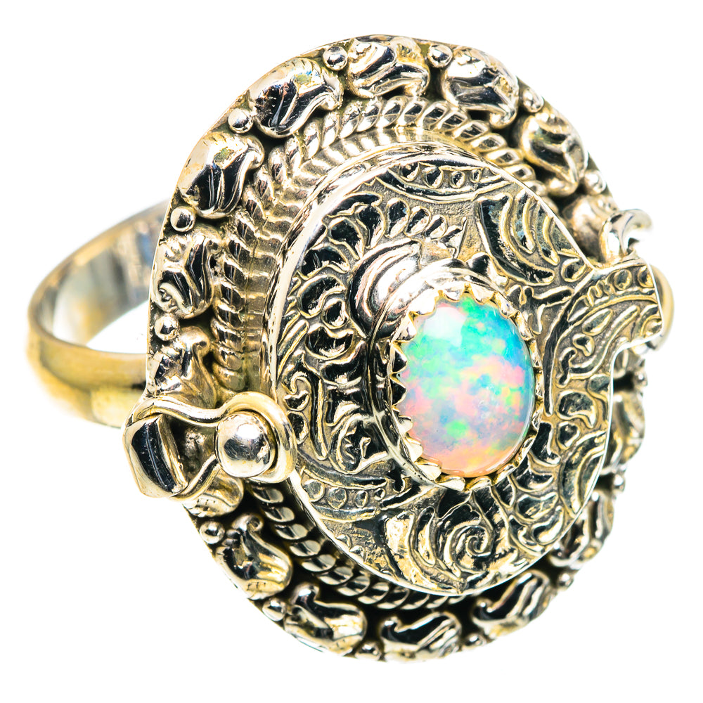 Ethiopian Opal Rings handcrafted by Anasilvercos - RING91242