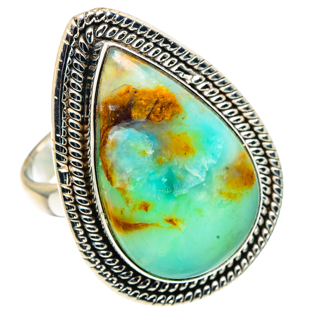 Peruvian Opal Rings handcrafted by Anasilvercos - RING91247