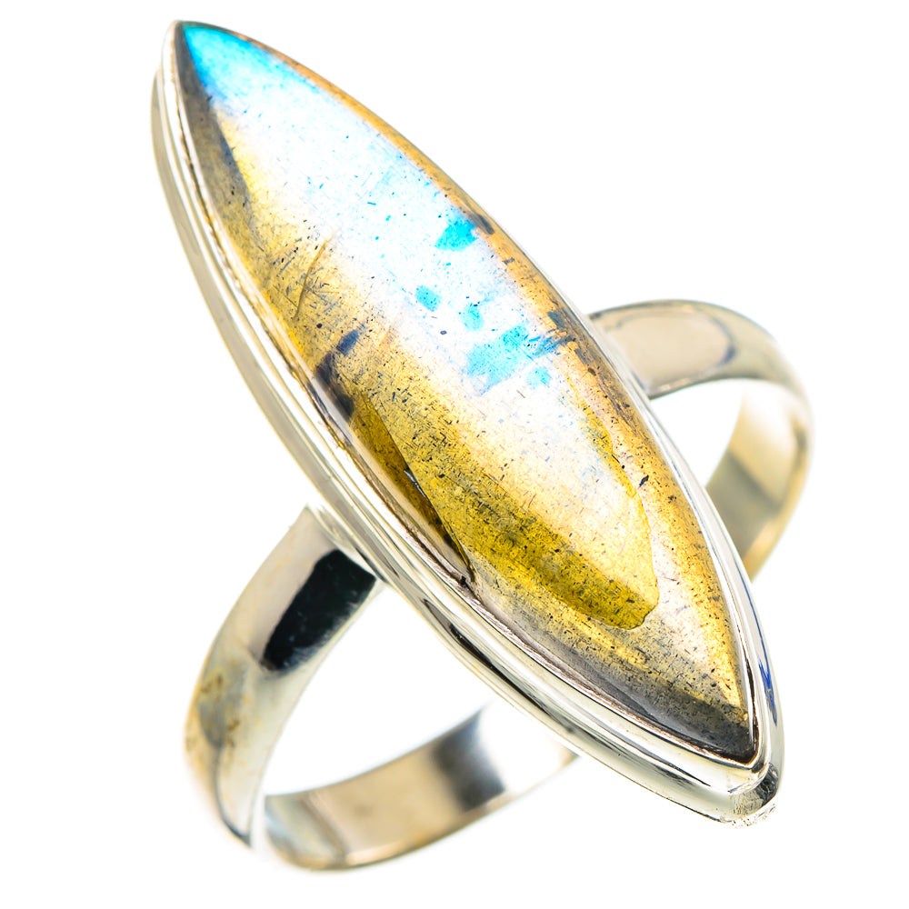 Labradorite Rings handcrafted by Anasilvercos - RING91252