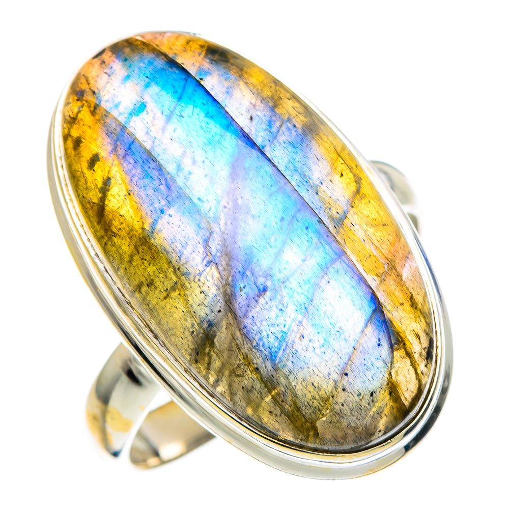 Labradorite Rings handcrafted by Anasilvercos - RING91253