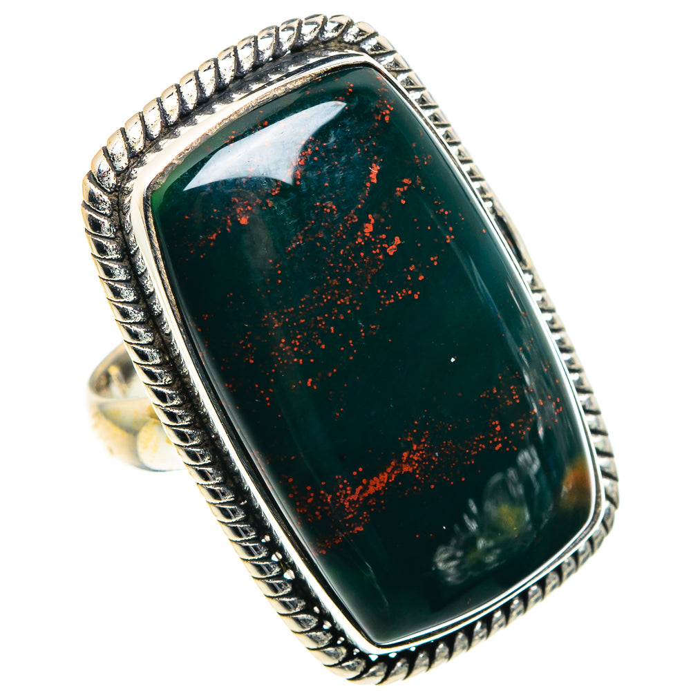 Bloodstone Rings handcrafted by Anasilvercos - RING91260