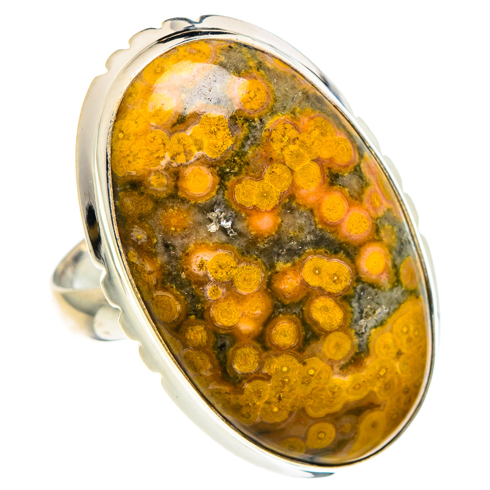 Ocean Jasper Rings handcrafted by Anasilvercos - RING91263 - Photo 2