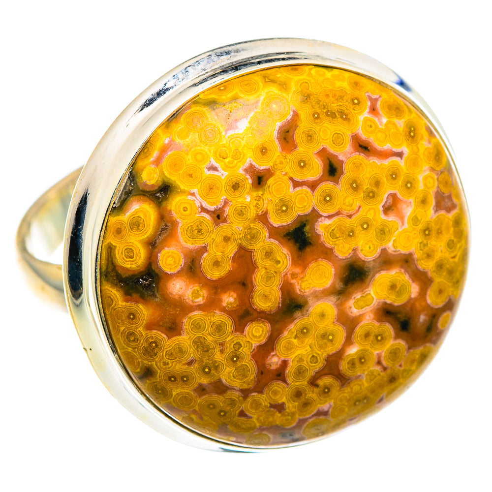 Ocean Jasper Rings handcrafted by Anasilvercos - RING91264