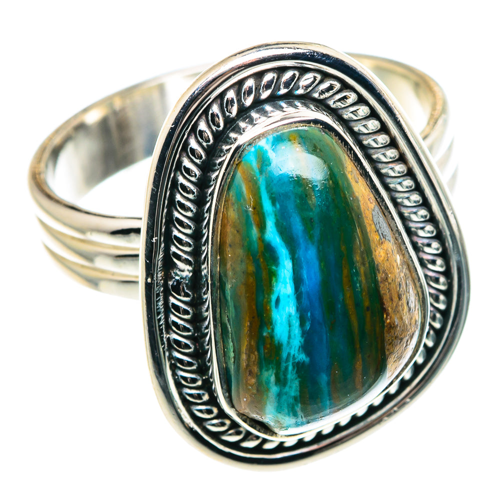 Peruvian Opal Rings handcrafted by Anasilvercos - RING91269