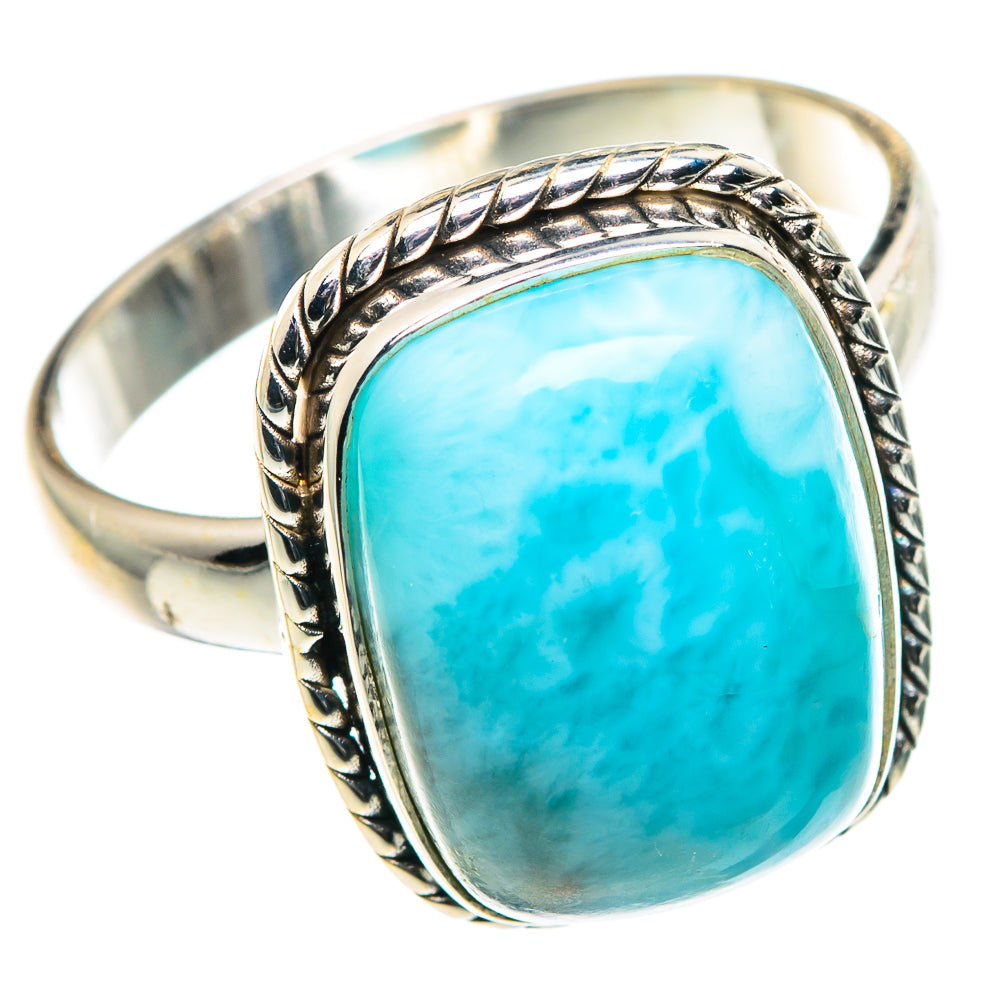 Larimar Rings handcrafted by Anasilvercos - RING91271
