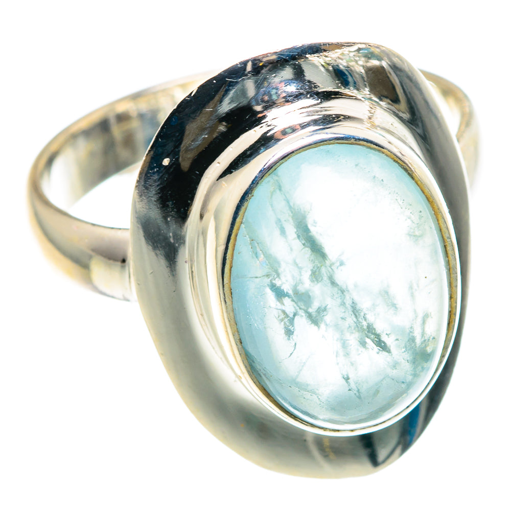 Aquamarine Rings handcrafted by Anasilvercos - RING91272