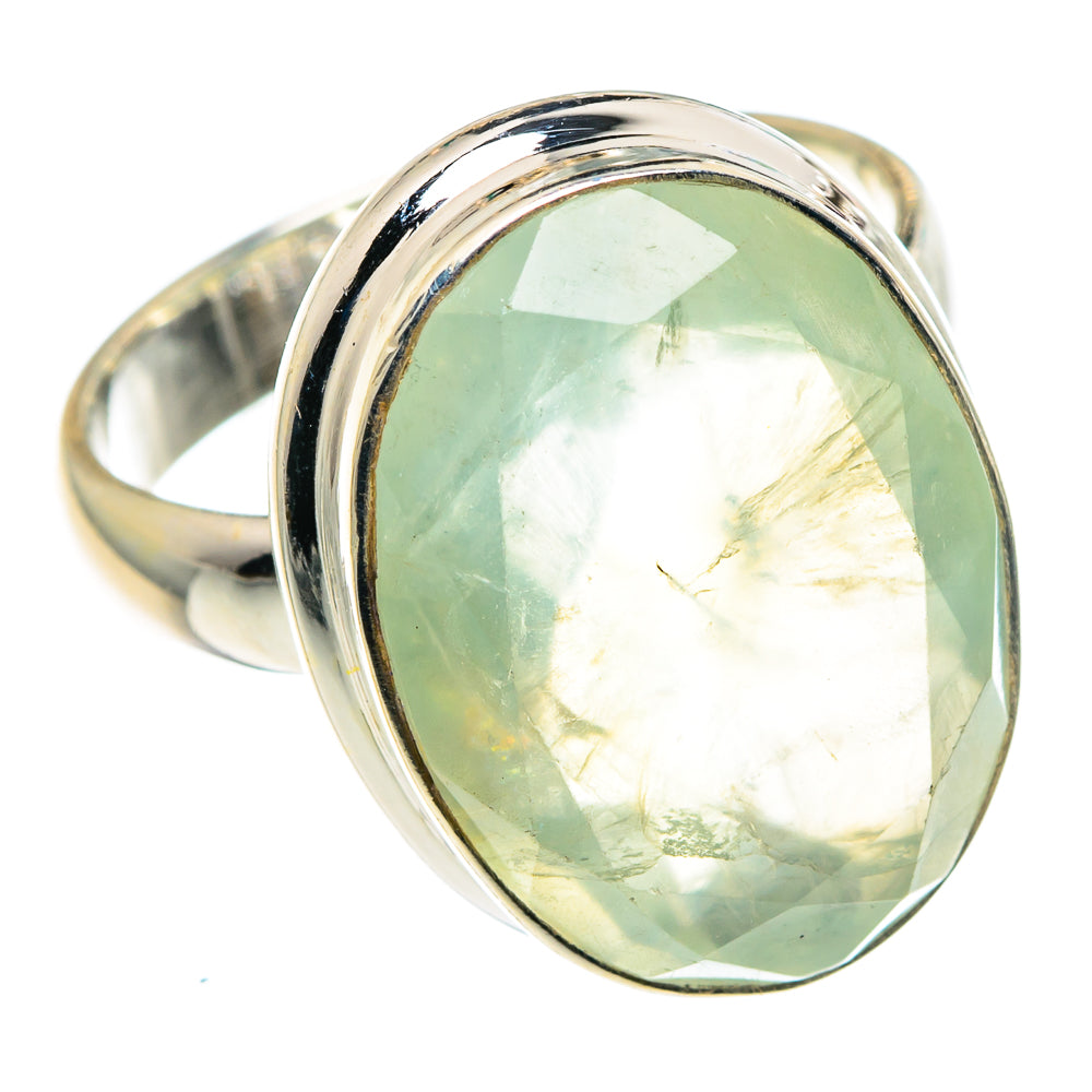 Prehnite Rings handcrafted by Anasilvercos - RING91276