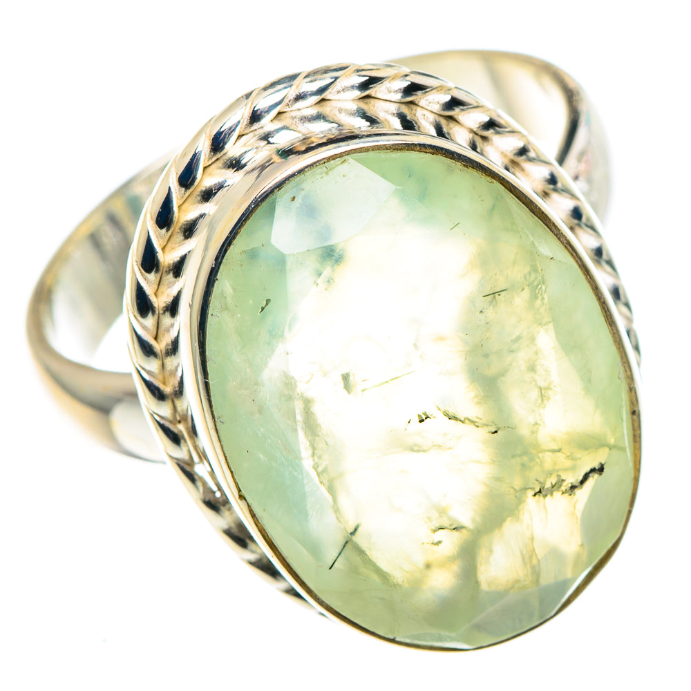 Prehnite Rings handcrafted by Anasilvercos - RING91278 - Photo 2
