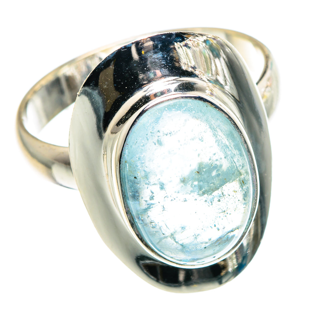 Aquamarine Rings handcrafted by Anasilvercos - RING91295