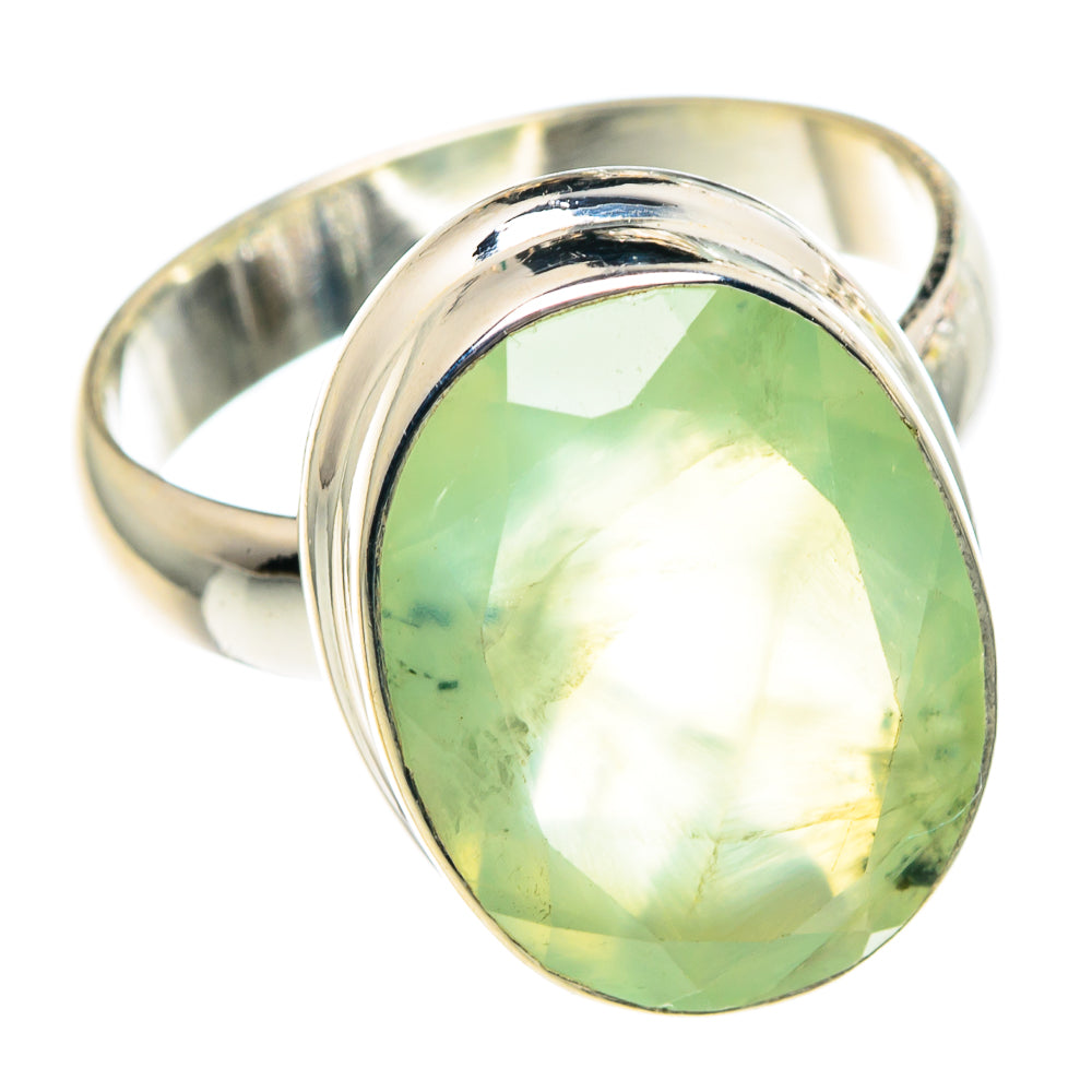 Prehnite Rings handcrafted by Anasilvercos - RING91301