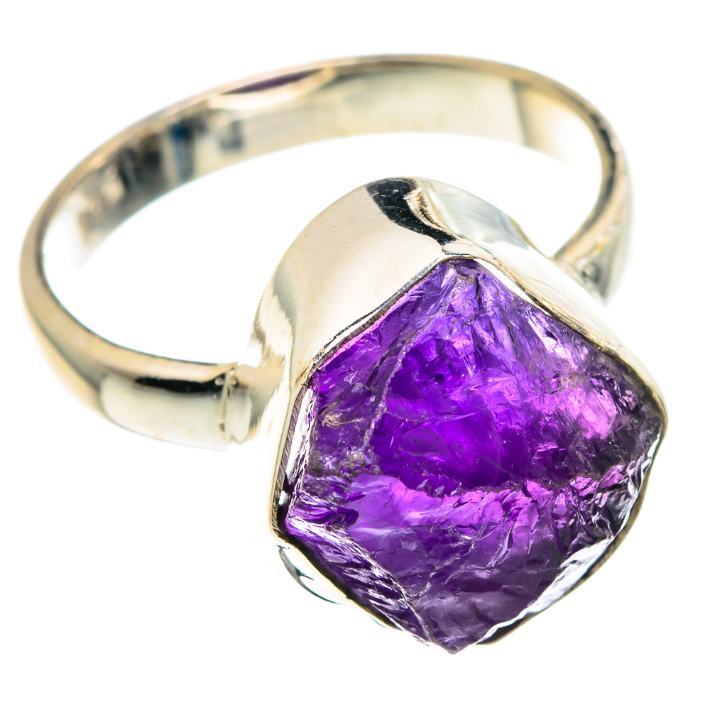 Amethyst Rings handcrafted by Anasilvercos - RING91312 - Photo 2