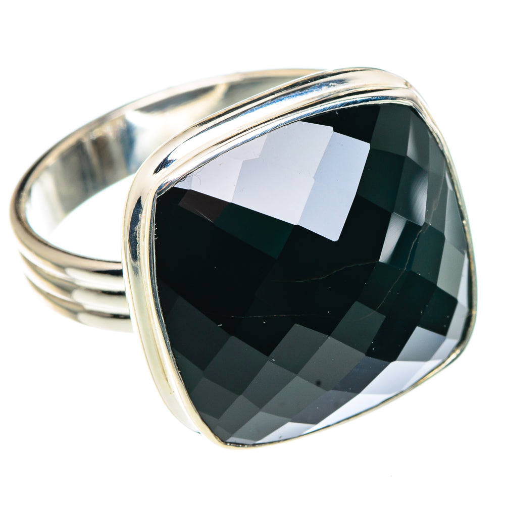 Black Onyx Rings handcrafted by Anasilvercos - RING91318 - Photo 2