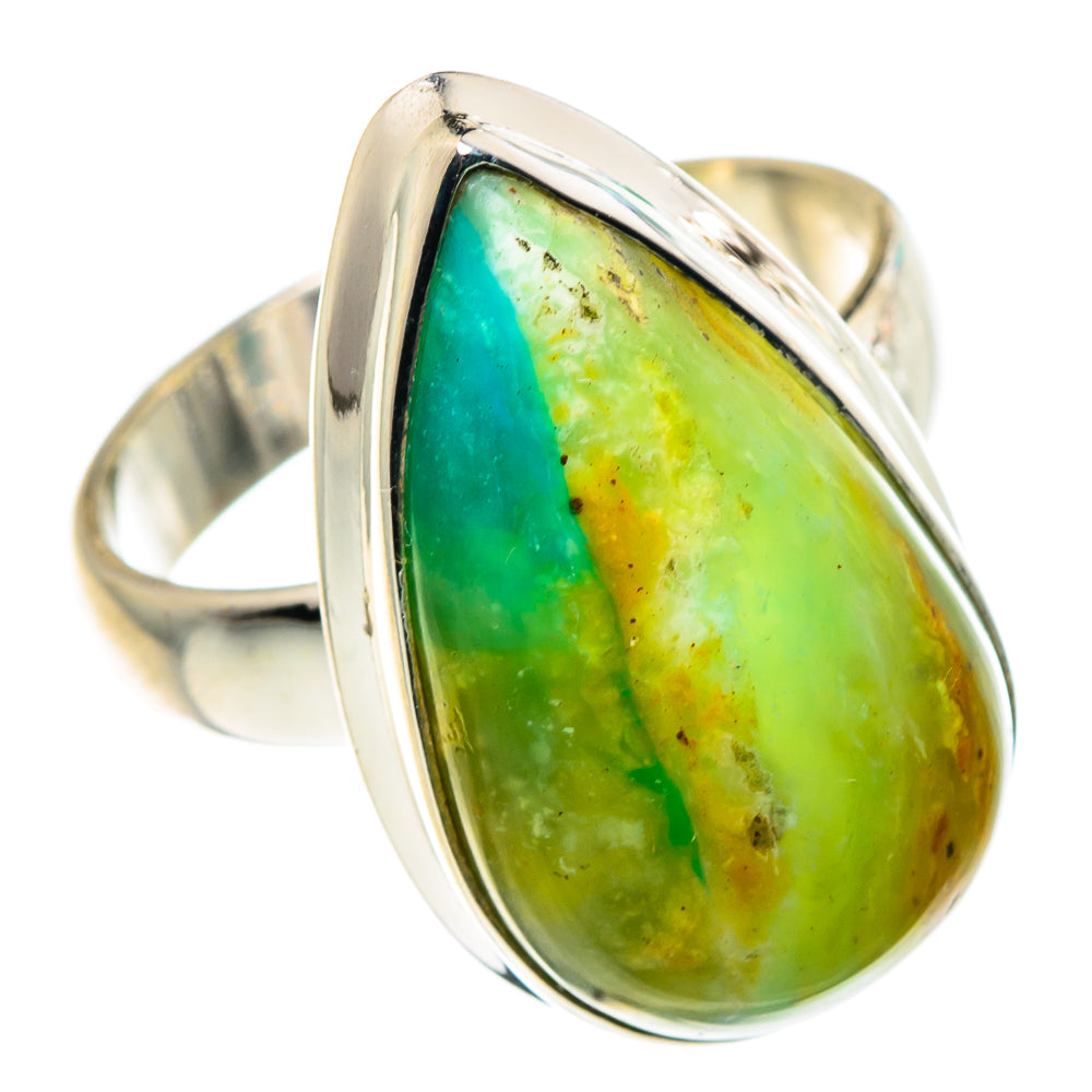 Peruvian Opal Rings handcrafted by Anasilvercos - RING91322