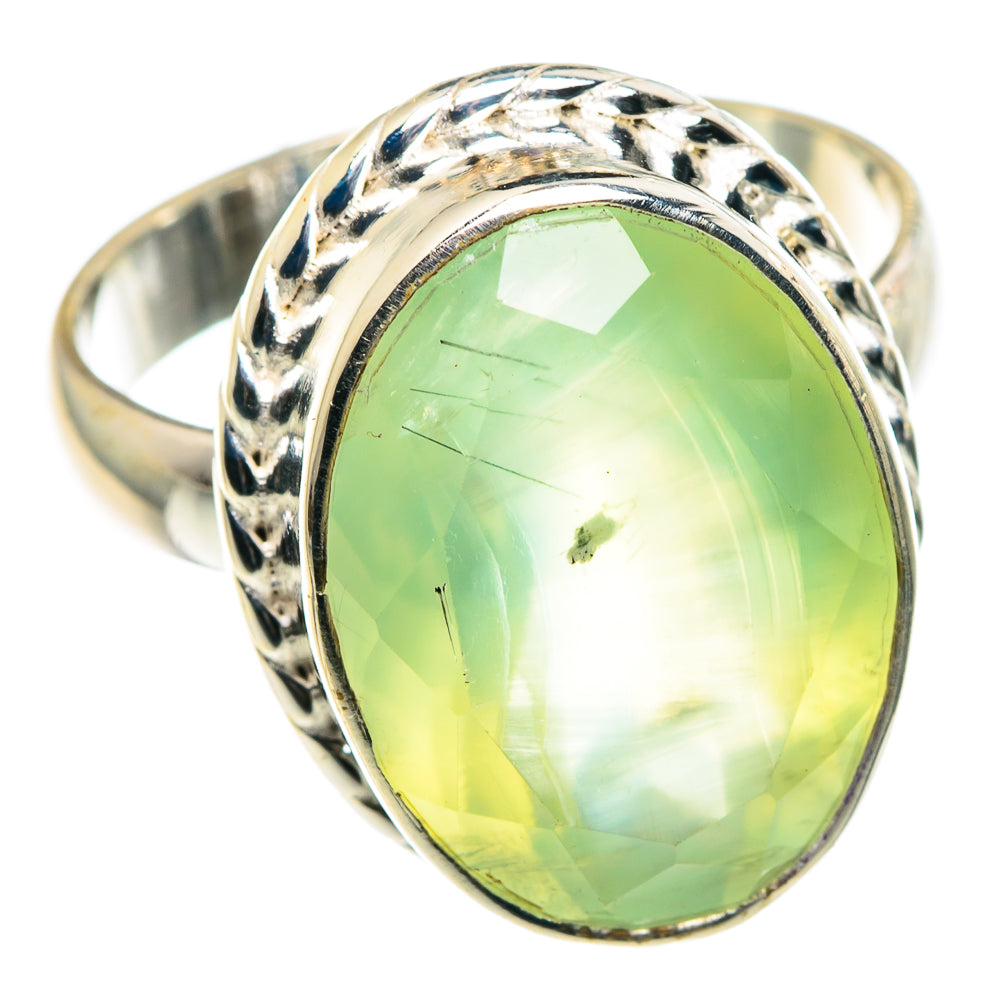 Prehnite Rings handcrafted by Anasilvercos - RING91330