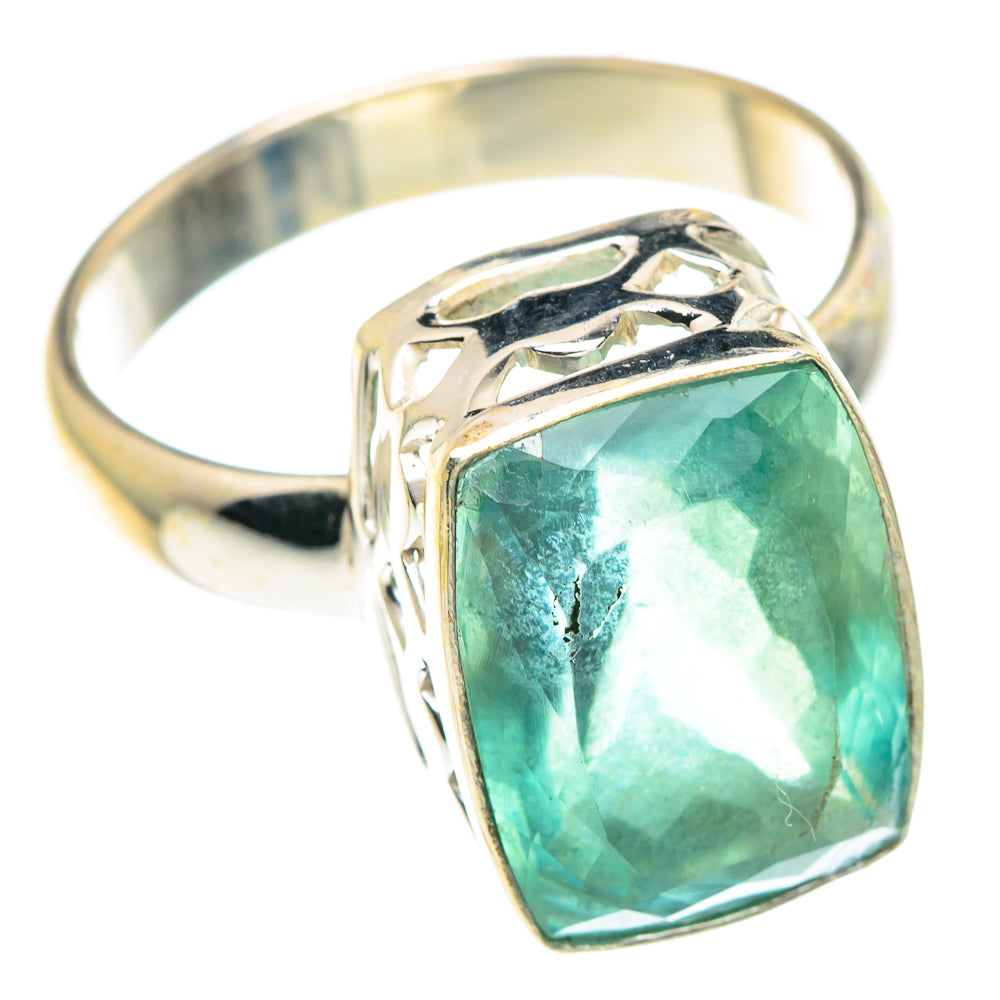 Green Fluorite Rings handcrafted by Anasilvercos - RING91331