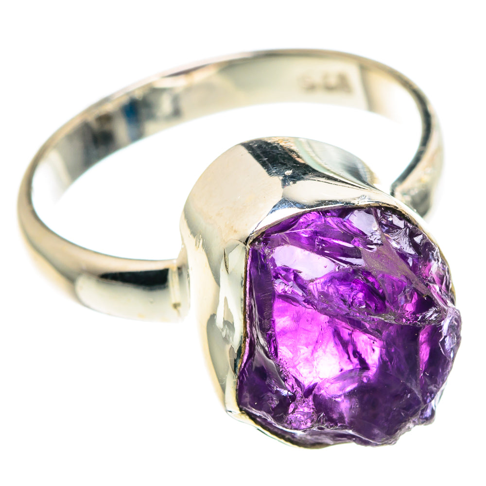 Amethyst Rings handcrafted by Anasilvercos - RING91366 - Photo 2