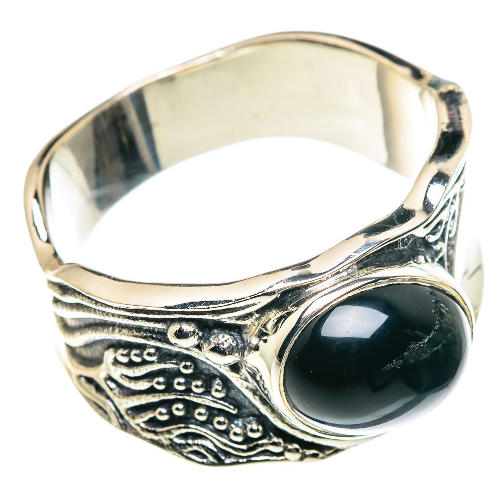 Black Onyx Rings handcrafted by Anasilvercos - RING91369