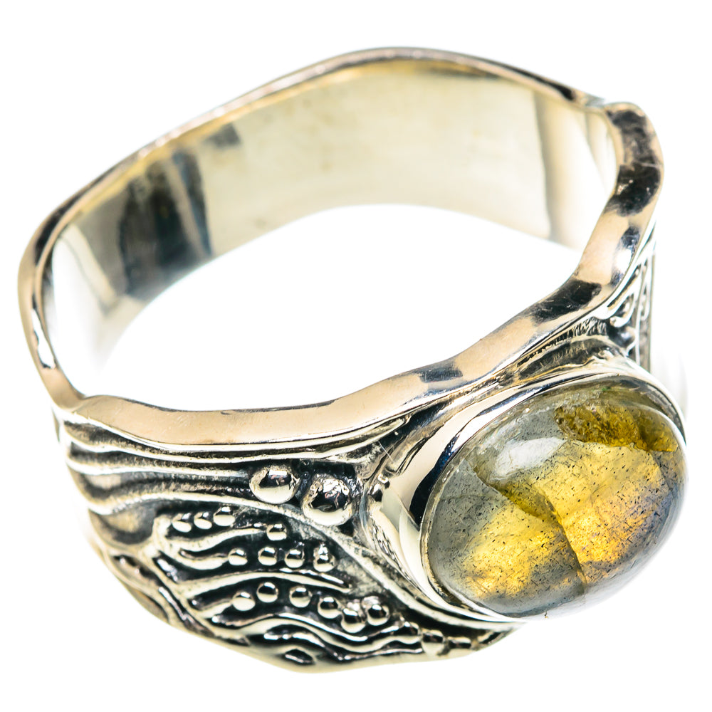 Labradorite Rings handcrafted by Anasilvercos - RING91375