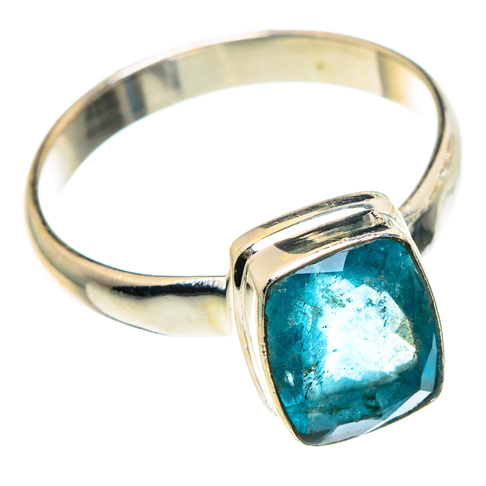 Blue Fluorite Rings handcrafted by Anasilvercos - RING91377