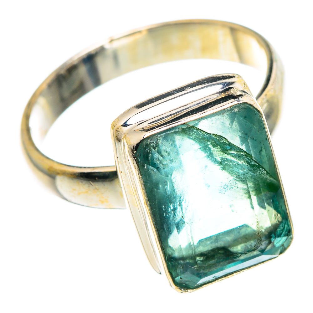 Green Fluorite Rings handcrafted by Anasilvercos - RING91379
