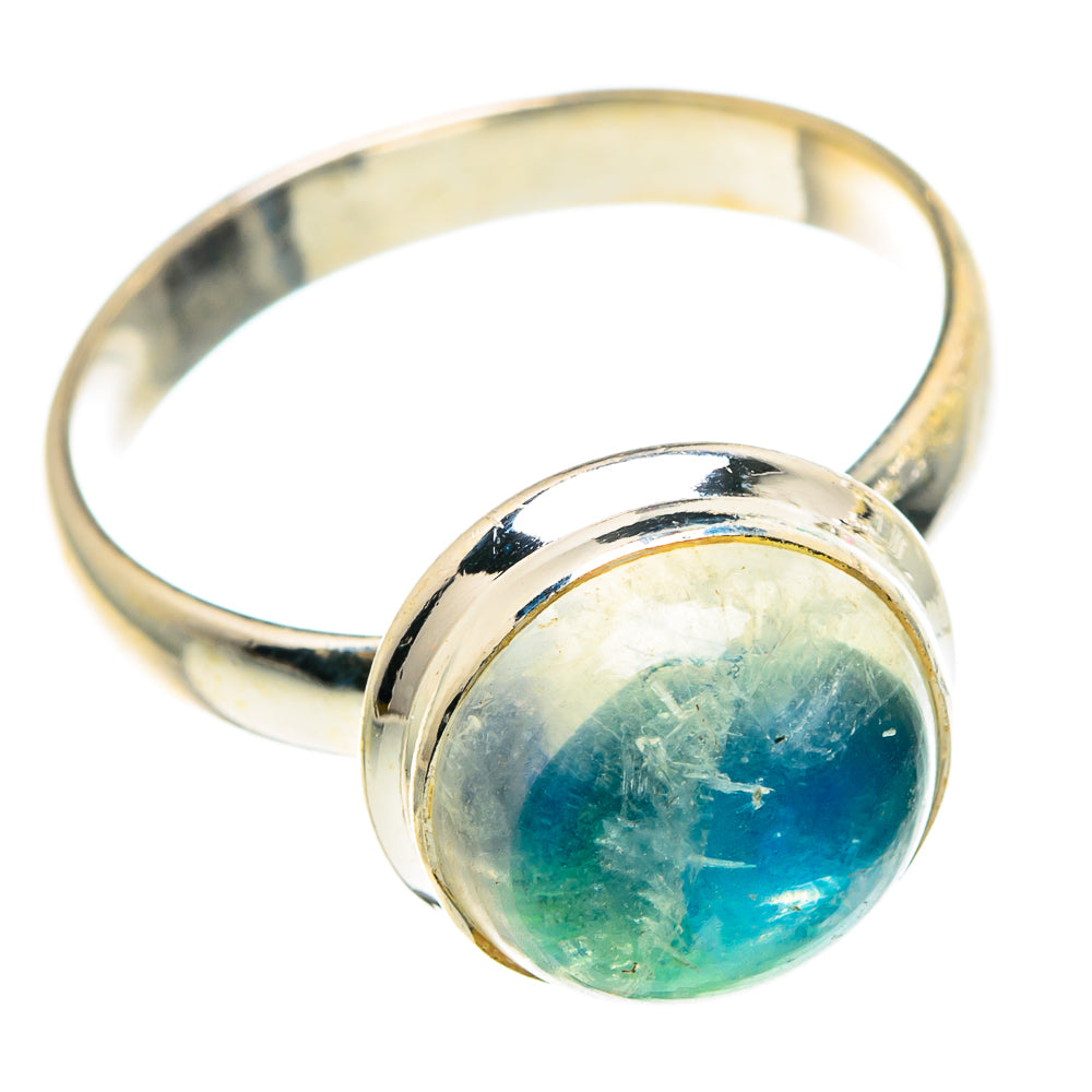 Rainbow Moonstone Rings handcrafted by Anasilvercos - RING91383
