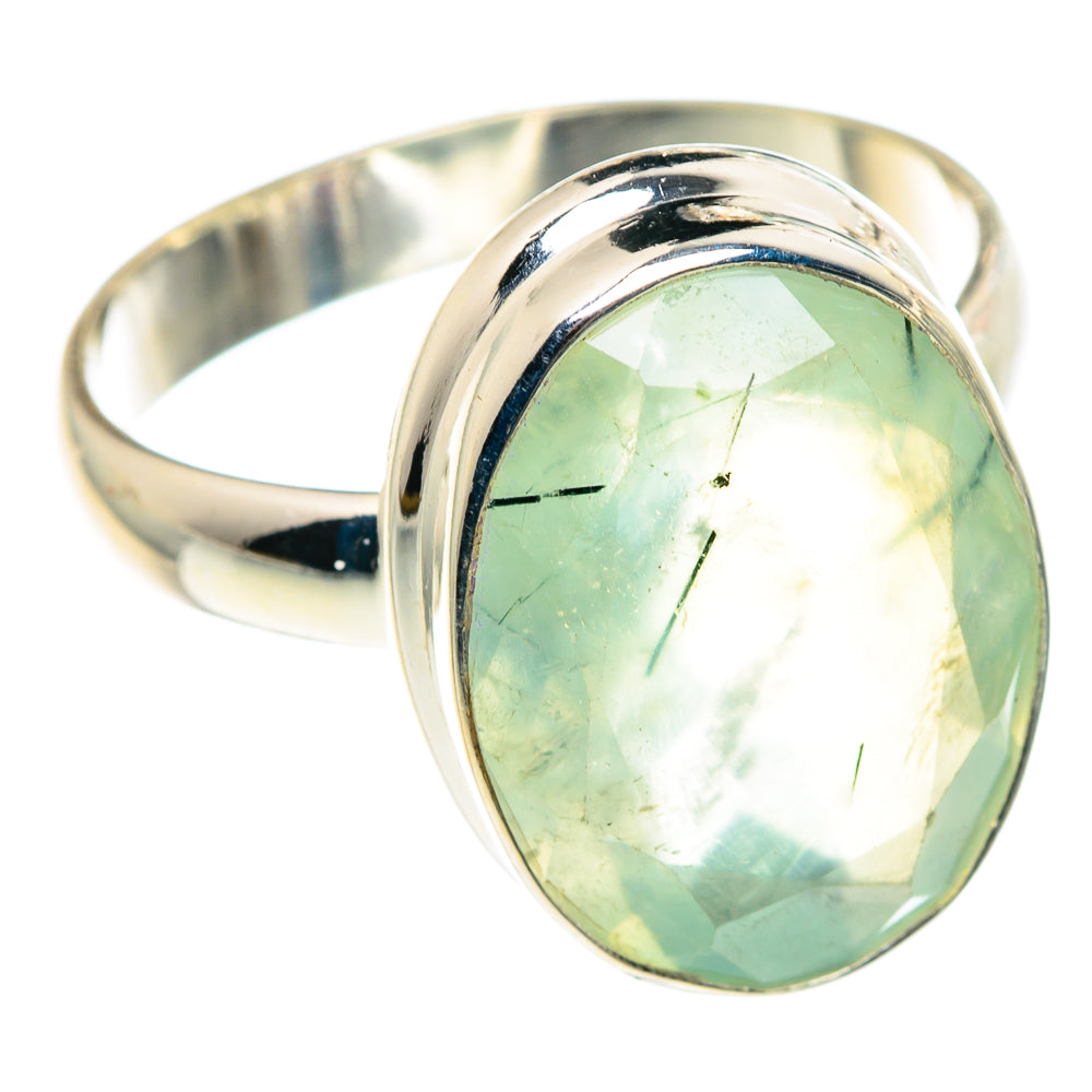 Prehnite Rings handcrafted by Anasilvercos - RING91405