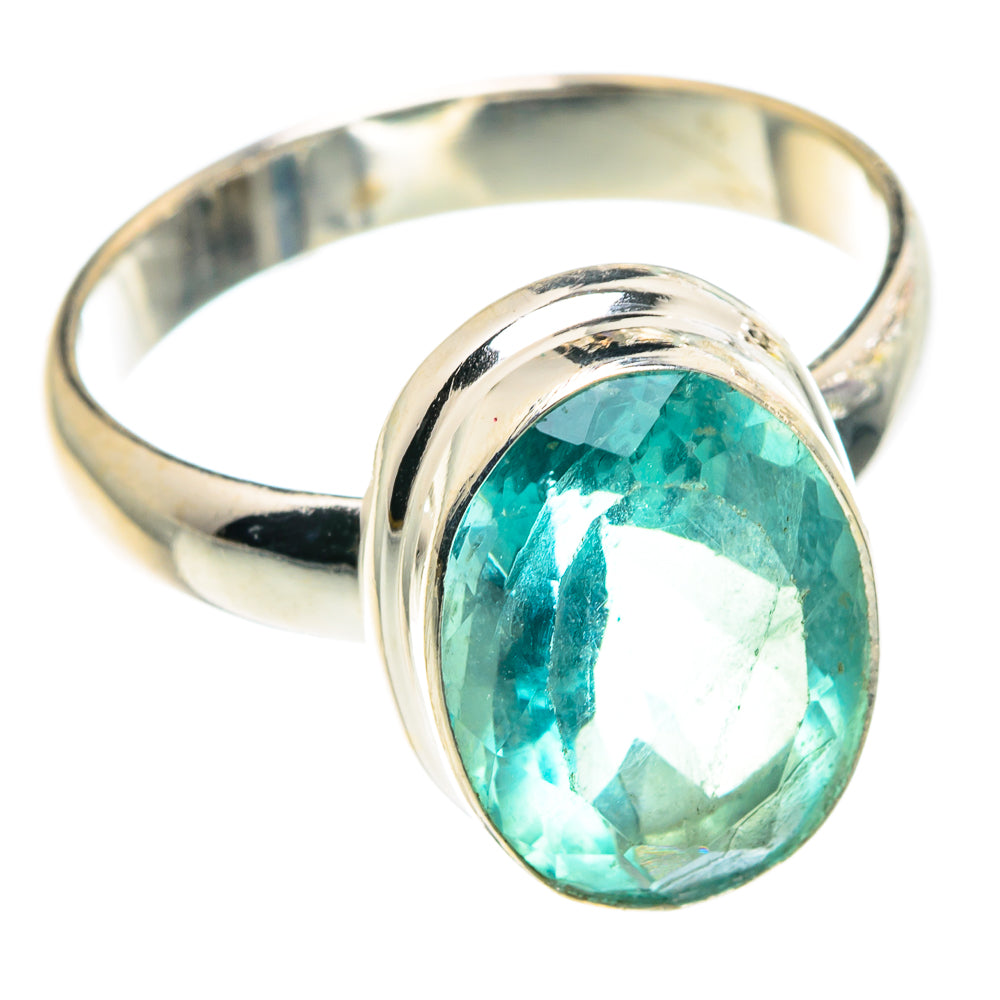 Blue Fluorite Rings handcrafted by Anasilvercos - RING91406