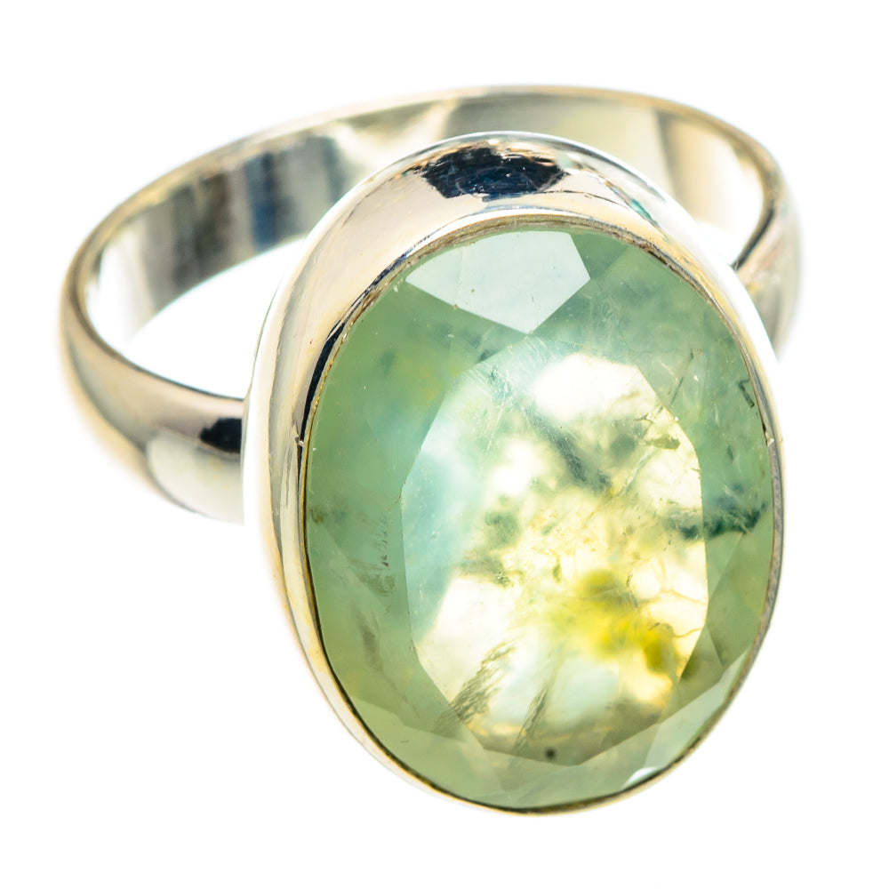 Prehnite Rings handcrafted by Anasilvercos - RING91409
