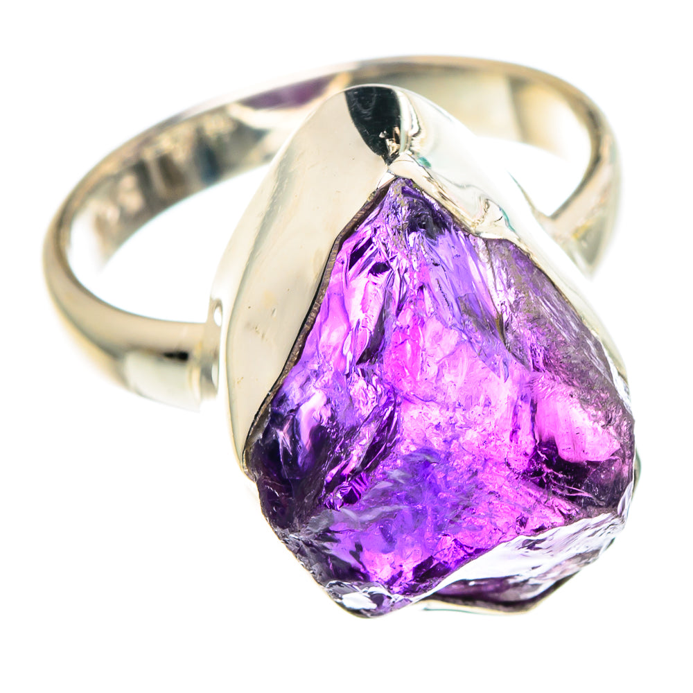 Amethyst Rings handcrafted by Anasilvercos - RING91415 - Photo 2