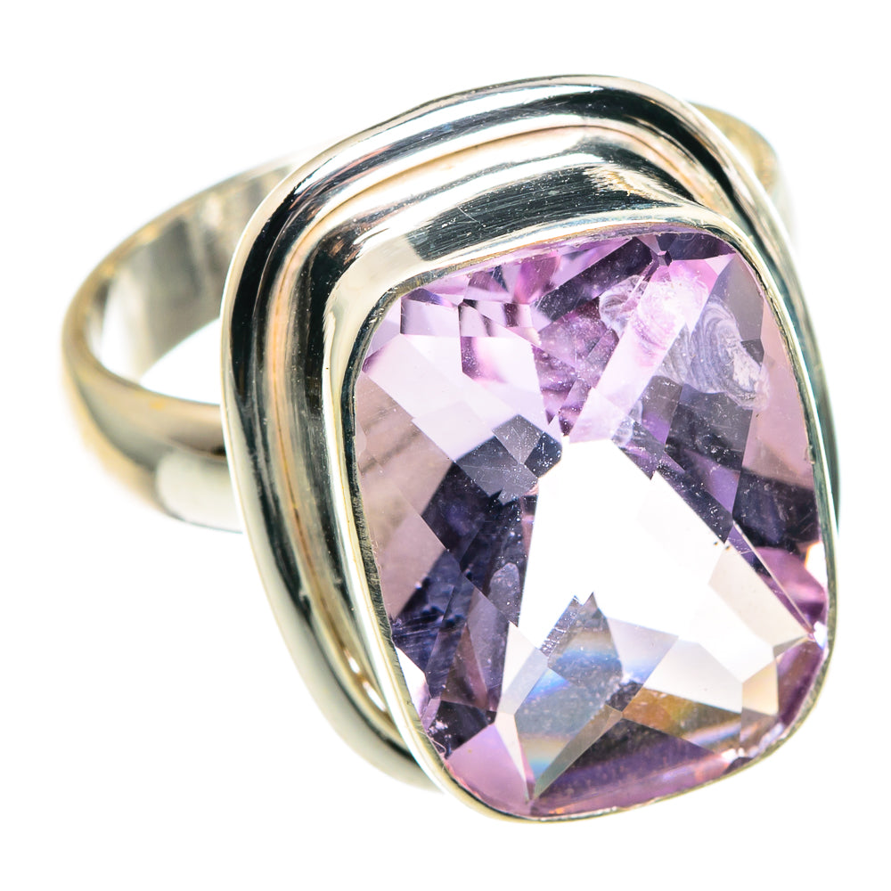 Kunzite Rings handcrafted by Anasilvercos - RING91416