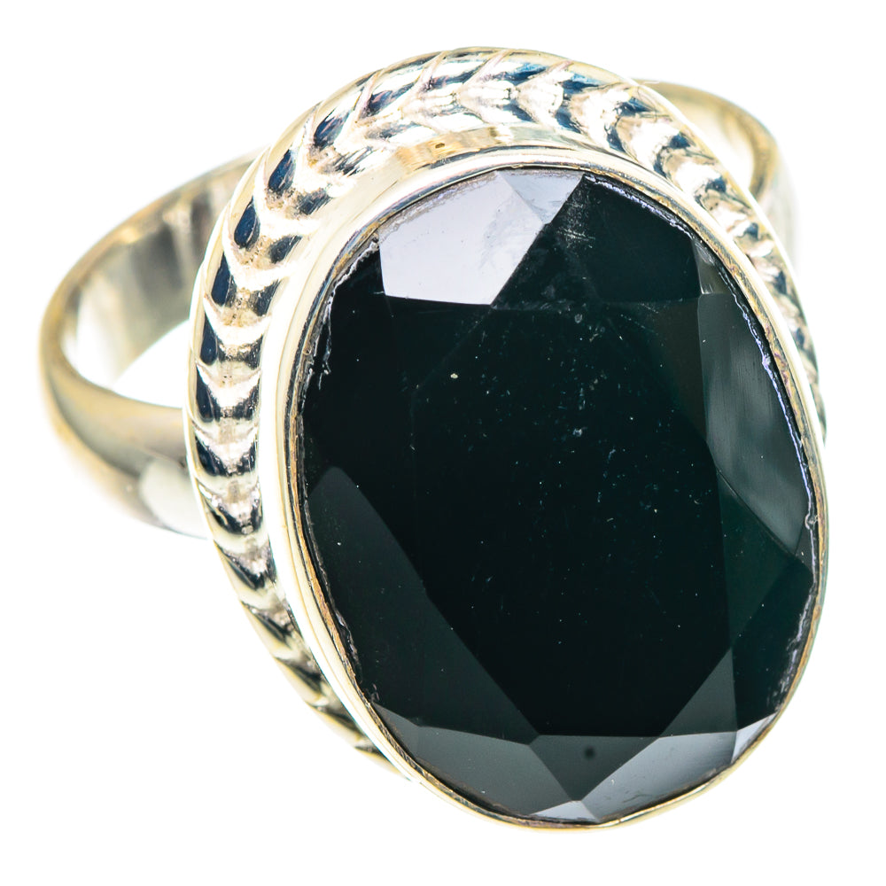 Black Onyx Rings handcrafted by Anasilvercos - RING91419 - Photo 2