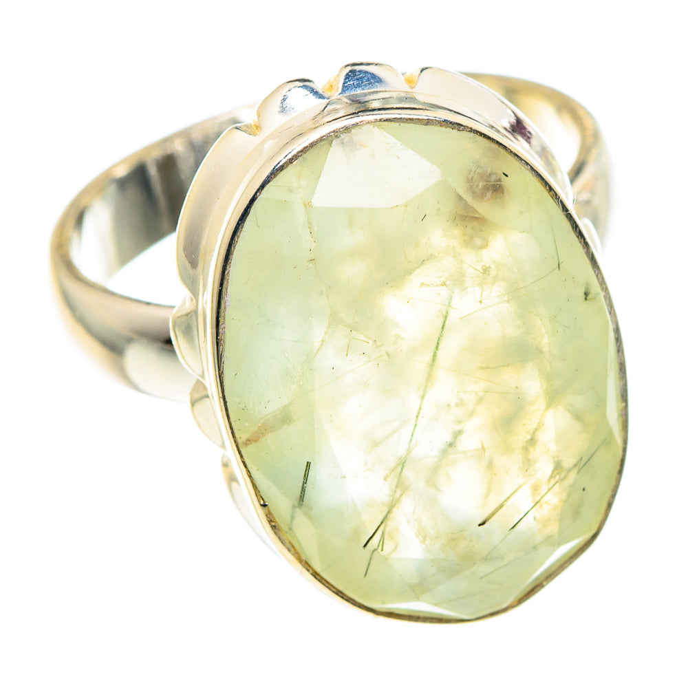 Prehnite Rings handcrafted by Anasilvercos - RING91429