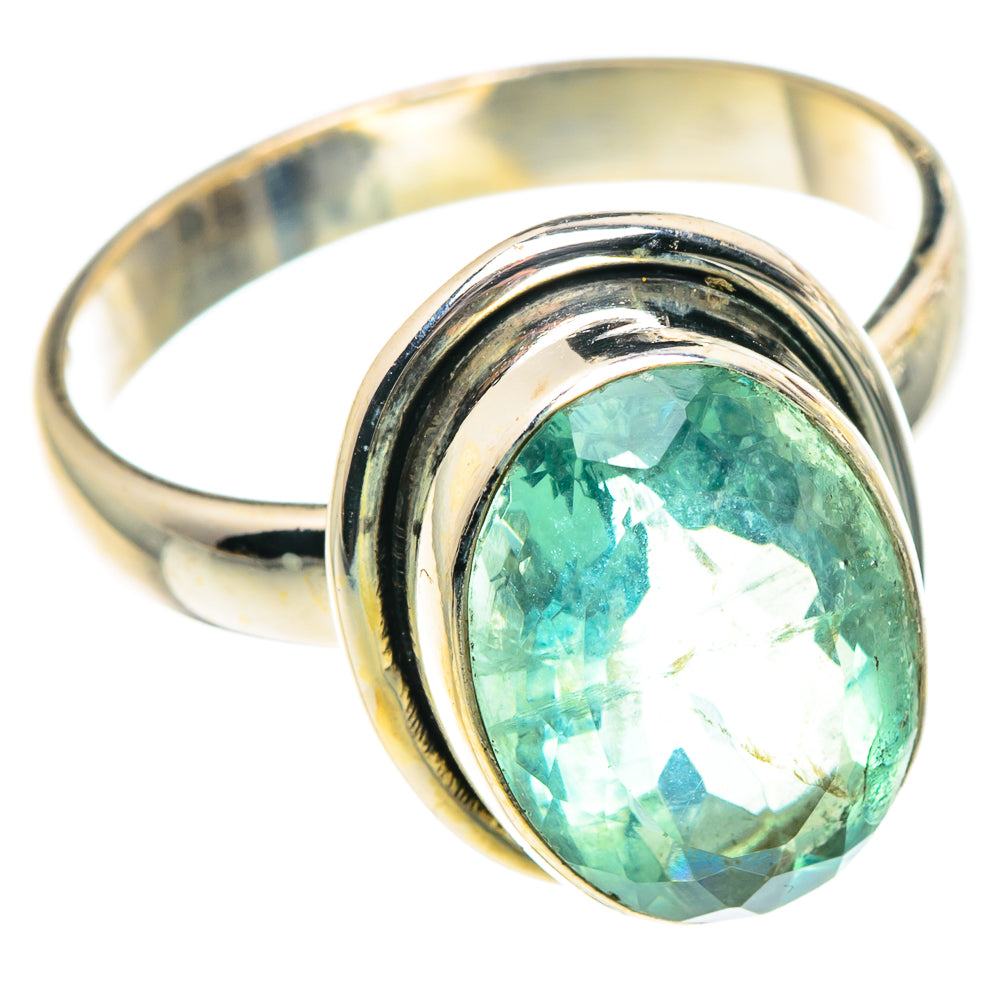 Blue Fluorite Rings handcrafted by Anasilvercos - RING91432 - Photo 2
