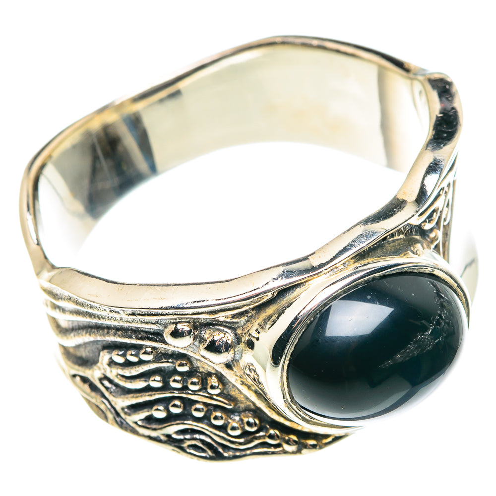 Black Onyx Rings handcrafted by Anasilvercos - RING91441