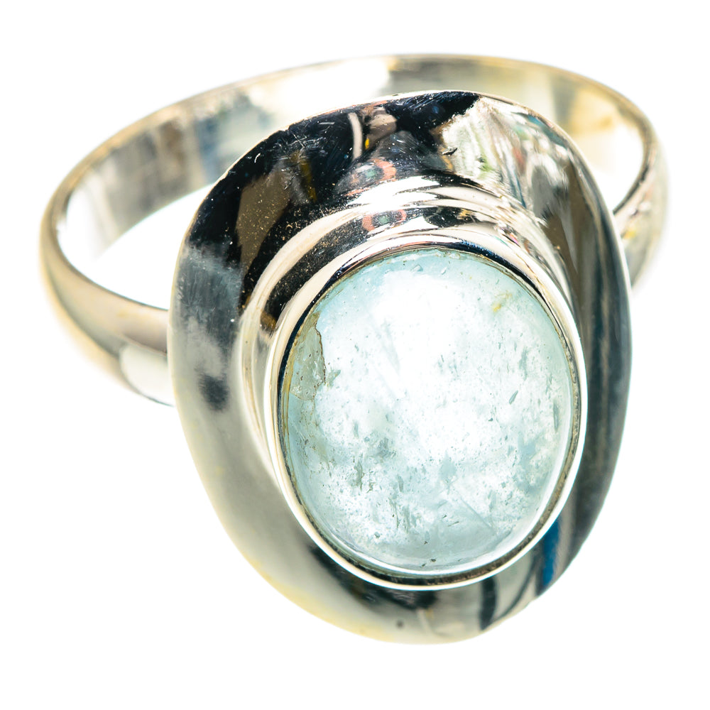 Aquamarine Rings handcrafted by Anasilvercos - RING91448