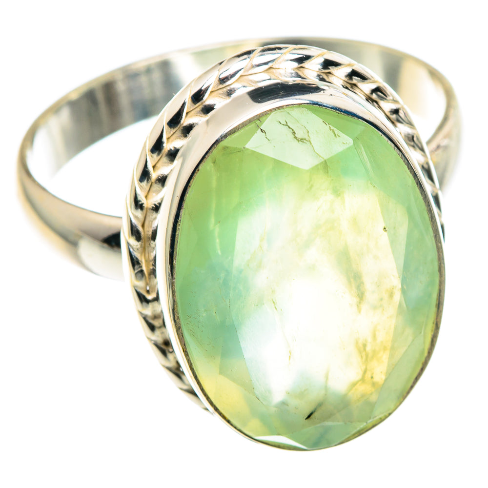 Prehnite Rings handcrafted by Anasilvercos - RING91453 - Photo 2