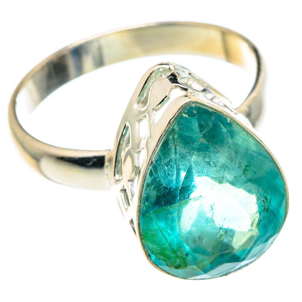 Green Fluorite Rings handcrafted by Anasilvercos - RING91454